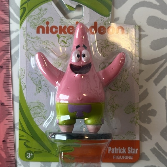 🌟 NWT Nickelodeon SpongeBob and Patrick Set Figurines - Yellow and Pink #buynow - Picture 5 of 6